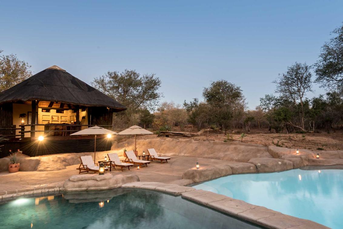 Relax at the pool at Klaserie River Safari Lodge