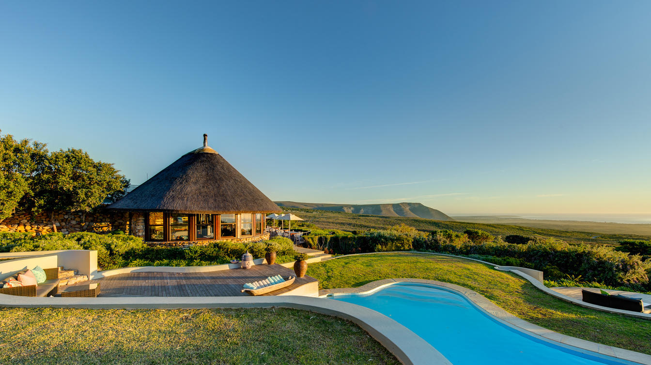 A panoramic view of Grootbos Garden Lodge