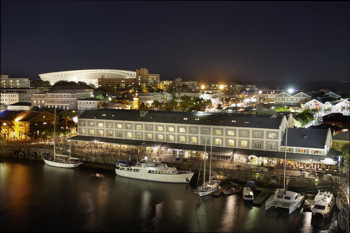 A panoramic view of the historic Victoria & Alfred Hotel