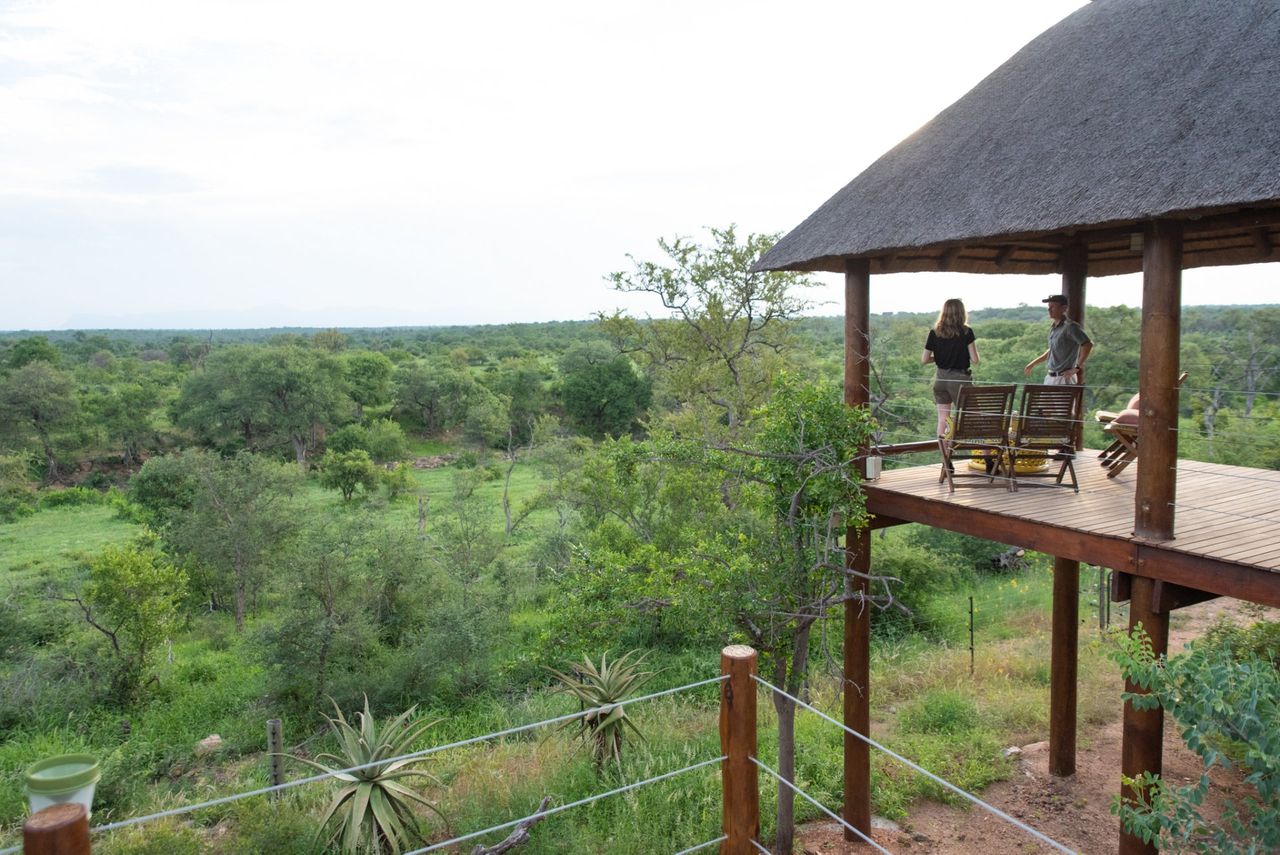 The view from Sausage Tree Camp