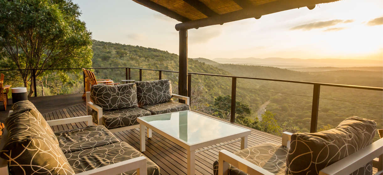 The gorgeous views from Leopard Mountain Safari Lodge