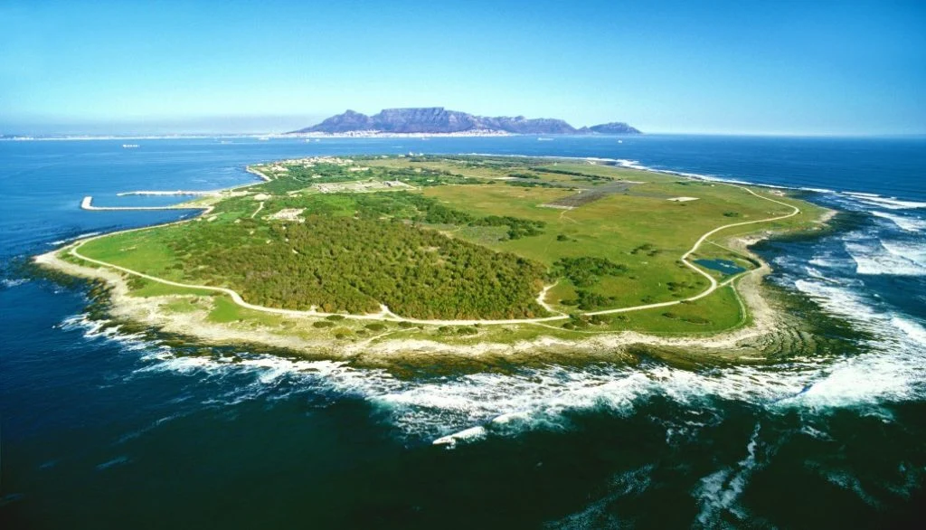 Robben island vue du ciel